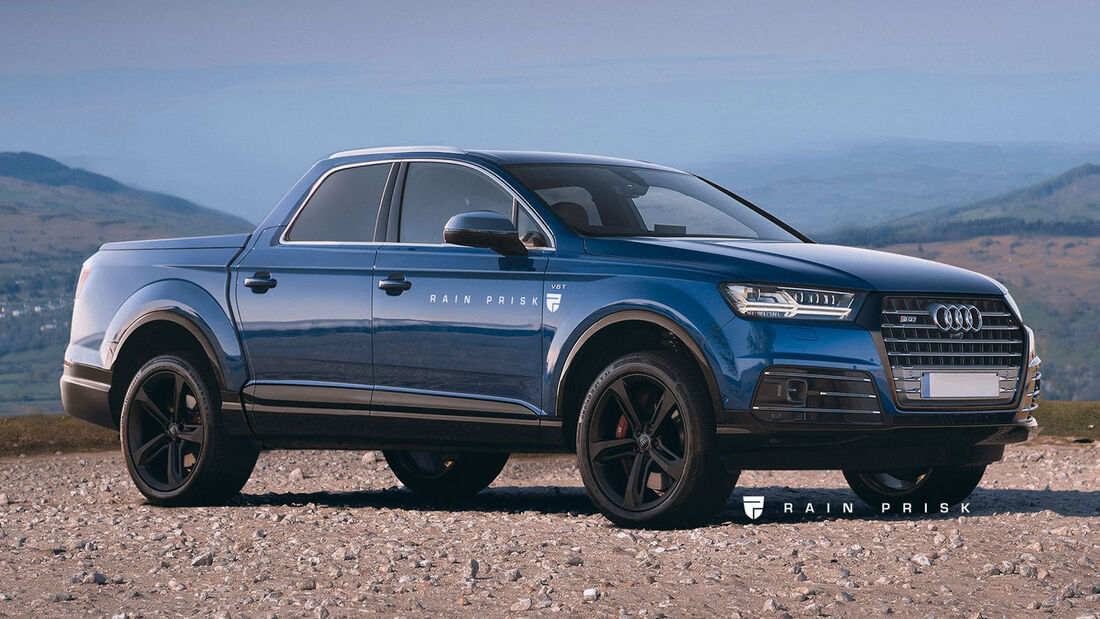 Audi Q7 Pickup - Design-Konzept - Grafikkünstler Rain Prisk