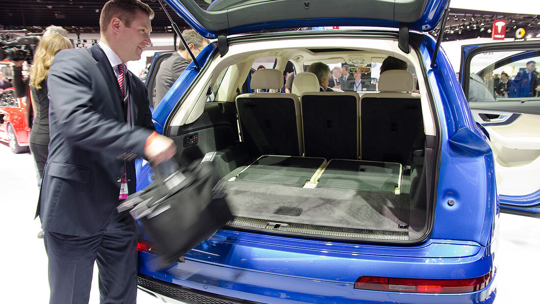 Audi Q7 Sitzprobe NAIAS