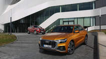 Audi Q8 50 TDI Quattro, Mercedes GLE 350 d Coupé 4Matic, Exterieur