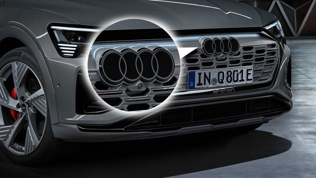 Audi Q8 E-Tron Ringe Logo Neu 2022