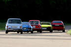 Audi Quattro, BMW 2002 tii, Lancia Fulvia Coupé, Renault Alpine A110, VW-Porsche 914