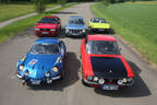 Audi Quattro, BMW 2002 tii, Lancia Fulvia Coupé, Renault Alpine A110, VW-Porsche 914