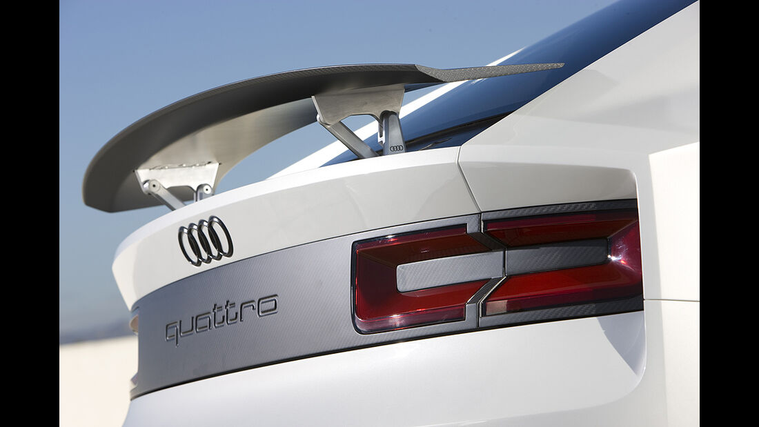 Audi Quattro Concept, Heckspoiler
