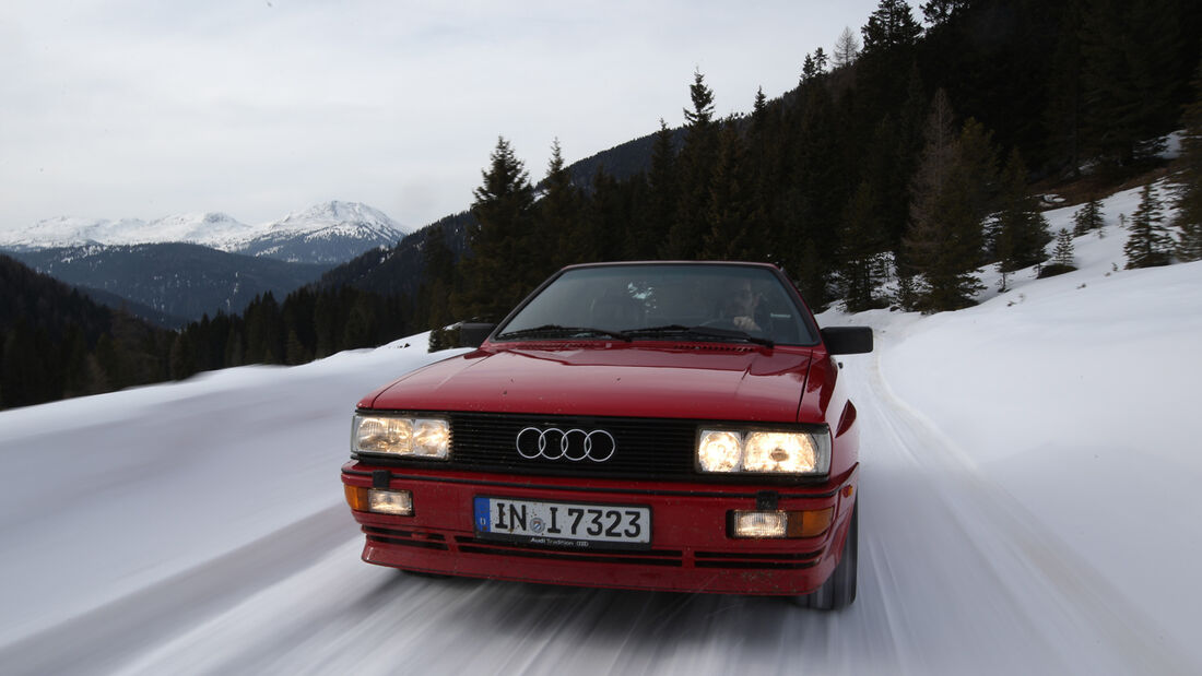 Audi Quattro, Frontansicht