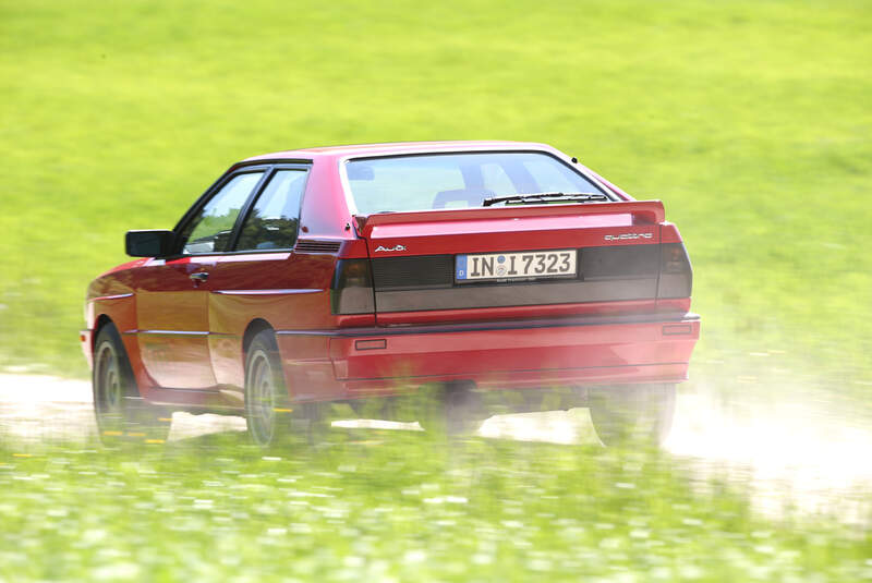 Audi Quattro, Heckansicht