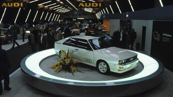 Audi Quattro Premiere Genfer Auto Salon 1980