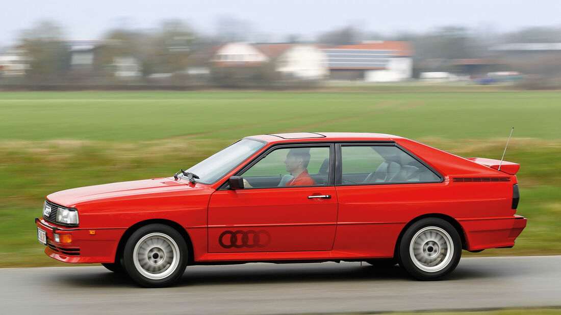 Audi Quattro, Seitenansicht
