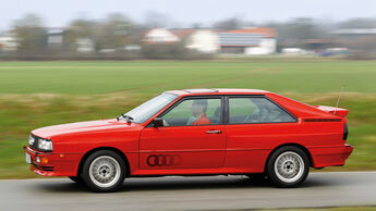 Audi Quattro, Seitenansicht