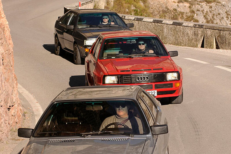 Audi Quattro, Sport Quattro und Quattro 20V