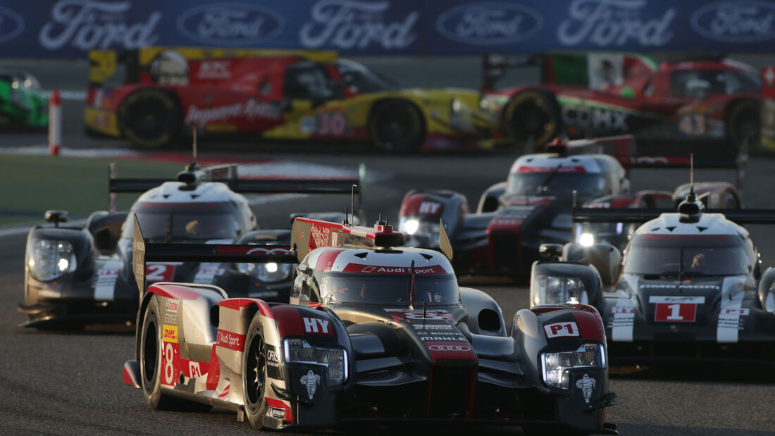 Audi R18 - di Grassi, Duval, Jarvis - WEC - Sportwagen-WM - Bahrain 2016