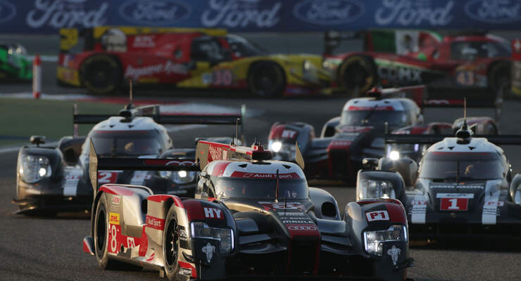 Audi R18 - di Grassi, Duval, Jarvis - WEC - Sportwagen-WM - Bahrain 2016