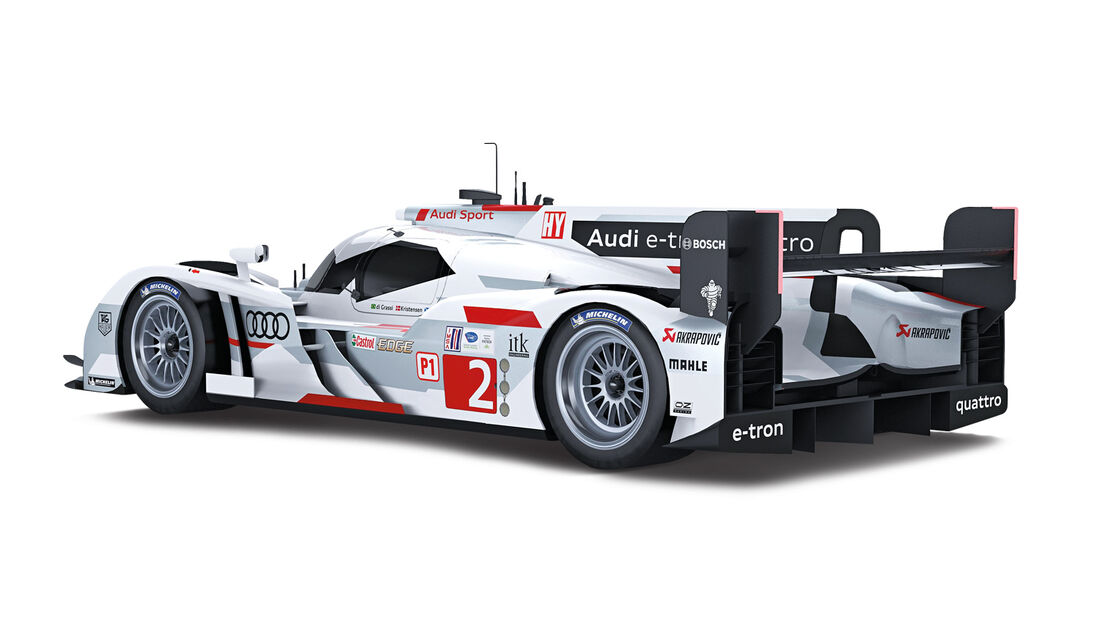 Audi R18 e-tron quattro, Heckansicht