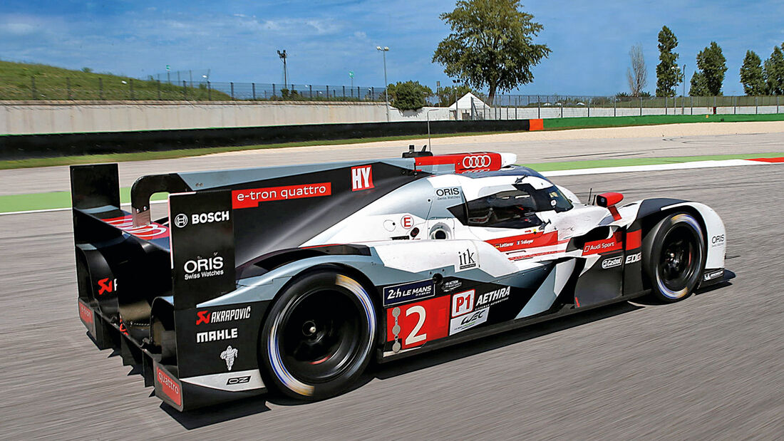 Audi R18 e-tron quattro, Seitenansicht