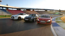 Audi R8 5.2 FSI Quattro, Nissan GT-R Black Edition, Porsche 911 Turbo PDK