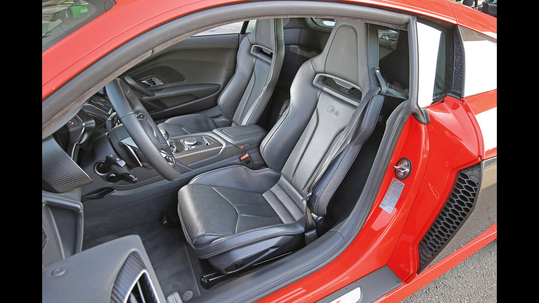 Audi R8 5.2 FSI Quattro Plus, Fahrersitz