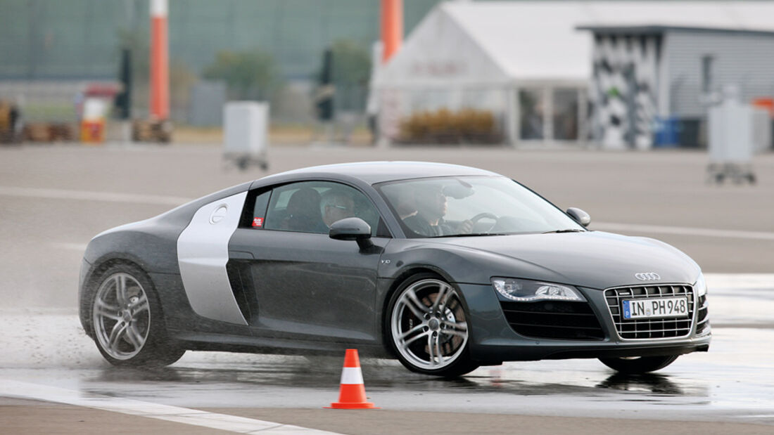 Audi R8, Bremstest