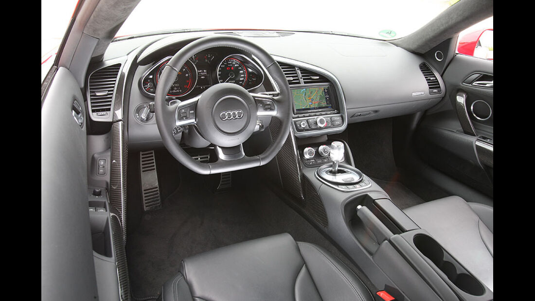 Audi R8, Cockpit