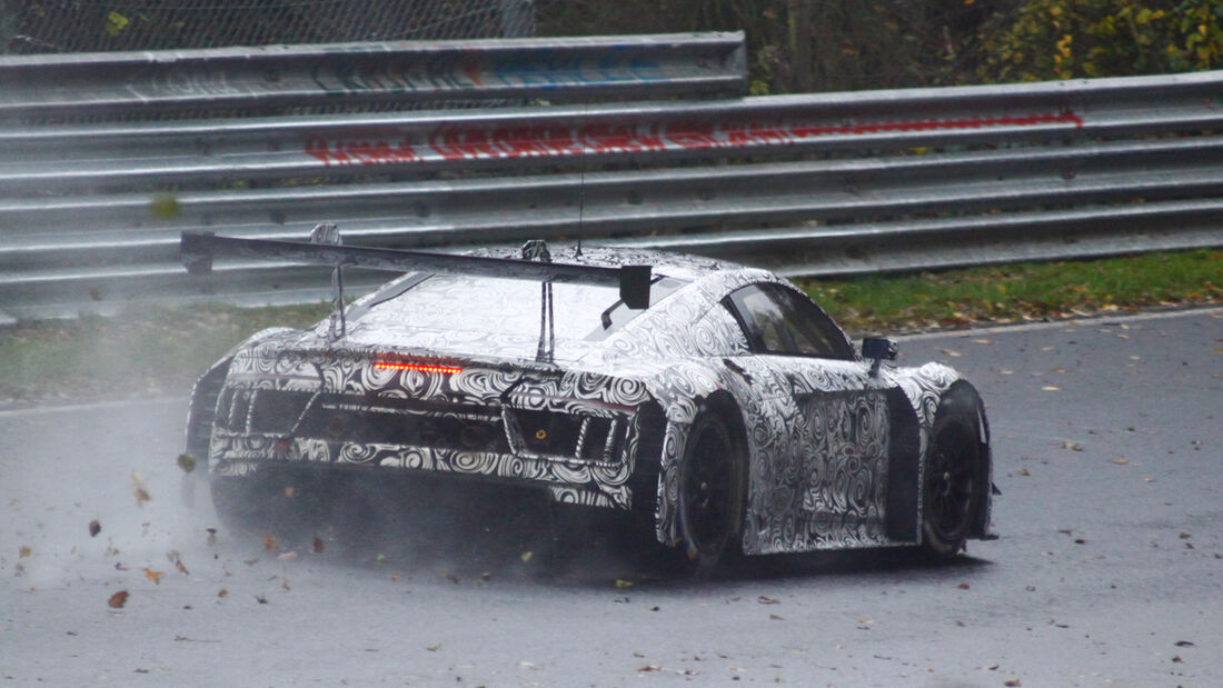 Audi R8 GT3 - Erlkönig - Testfahrten Nürburgring Nordschleife 11/2014