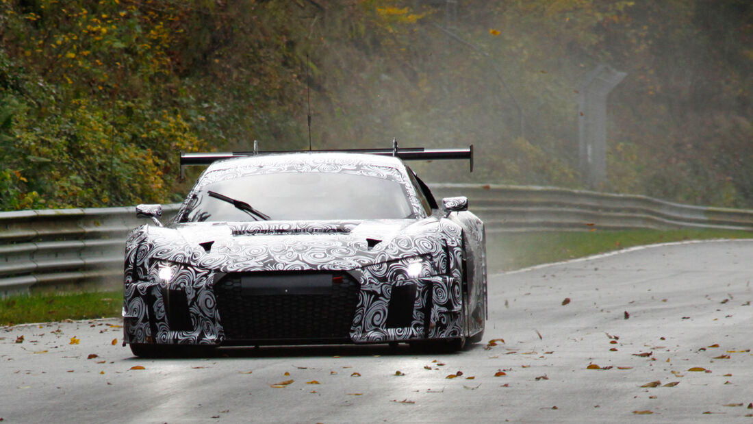 Audi R8 GT3 - Erlkönig - Testfahrten Nürburgring Nordschleife 11/2014