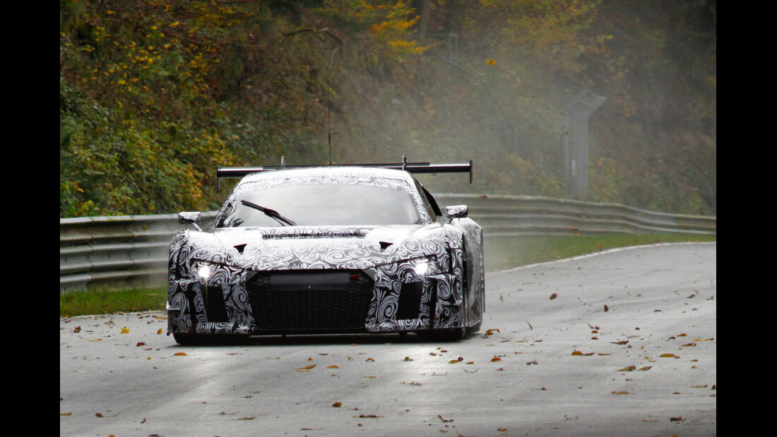 Audi R8 GT3 - Erlkönig - Testfahrten Nürburgring Nordschleife 11/2014