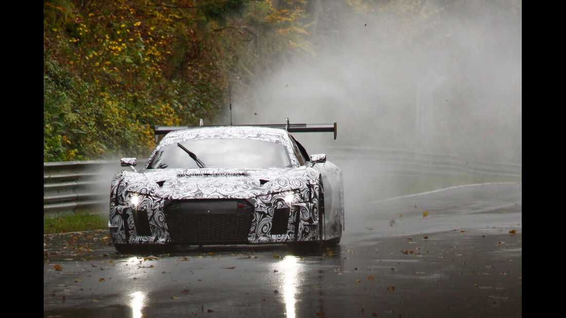 Audi R8 GT3 - Erlkönig - Testfahrten Nürburgring Nordschleife 11/2014