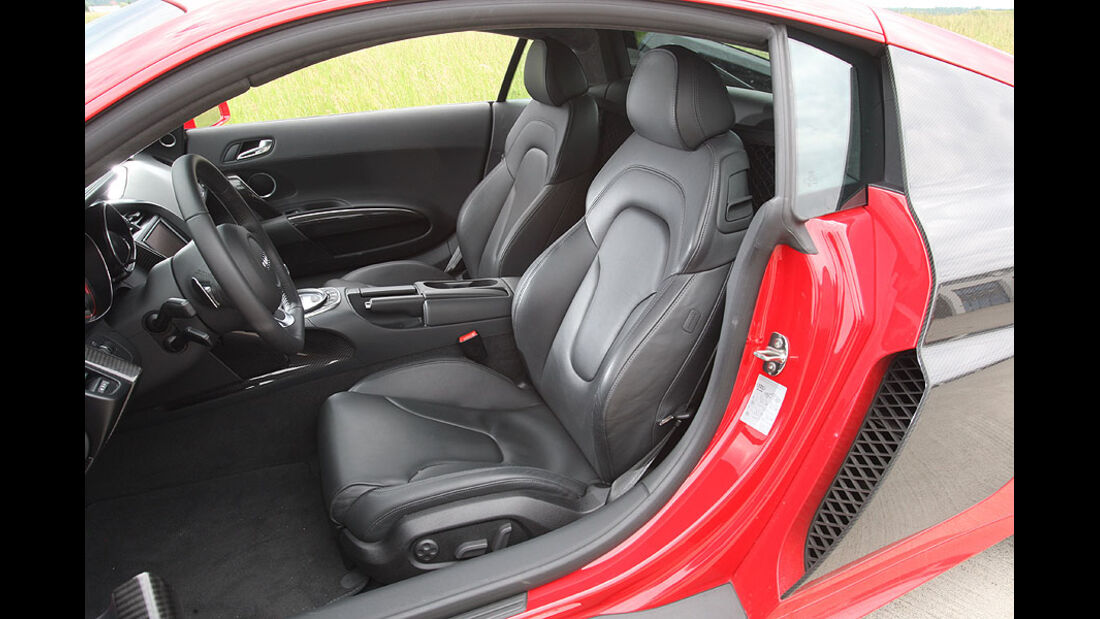 Audi R8, Innenraum, Sitze