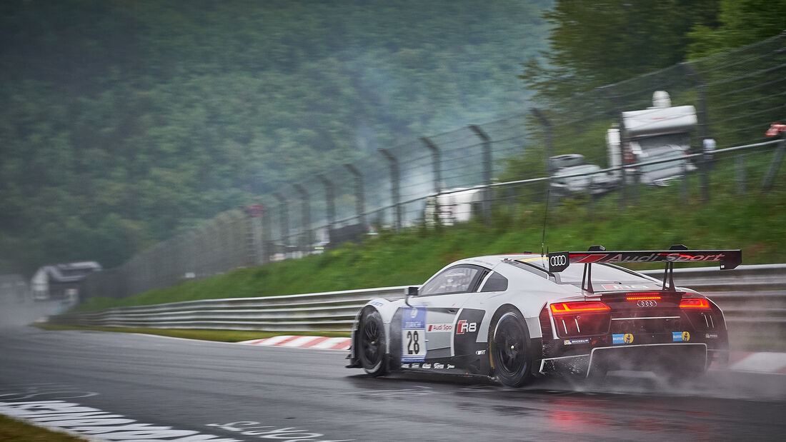 Audi R8 LMS - Audi Sport Team WRT - #28 - Christopher Mies, Edward Sandström, Nico Mueller, Laurens Vanthoor - 24h Nürburgring  - Donnerstag - 1. Qualifying - 14.5.2015