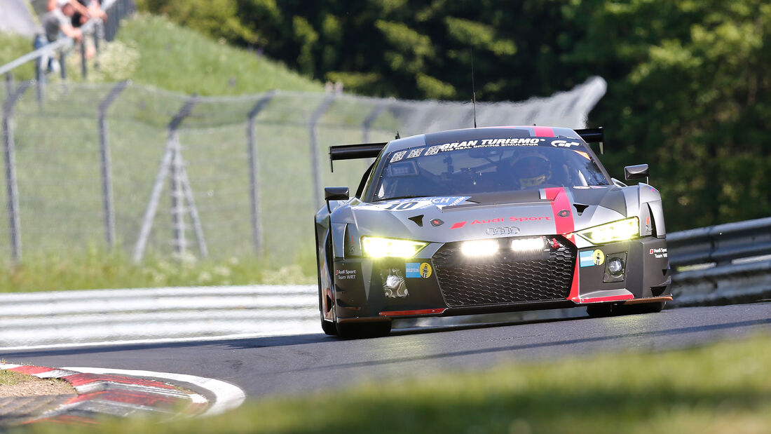 Audi R8 LMS - Freies Training - 24h-Rennen Nürburgring 2017 - Nordschleife