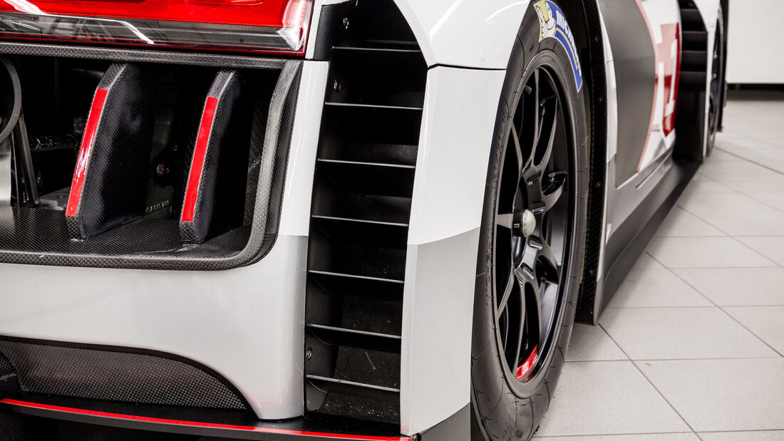 Audi R8 LMS GT3, Abluftschacht