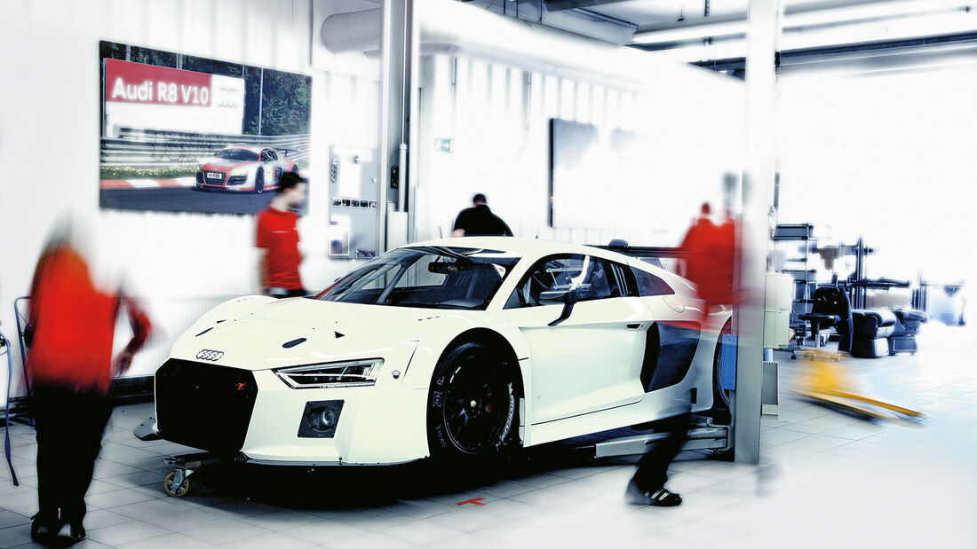 Audi R8 LMS GT3, Seitenansicht