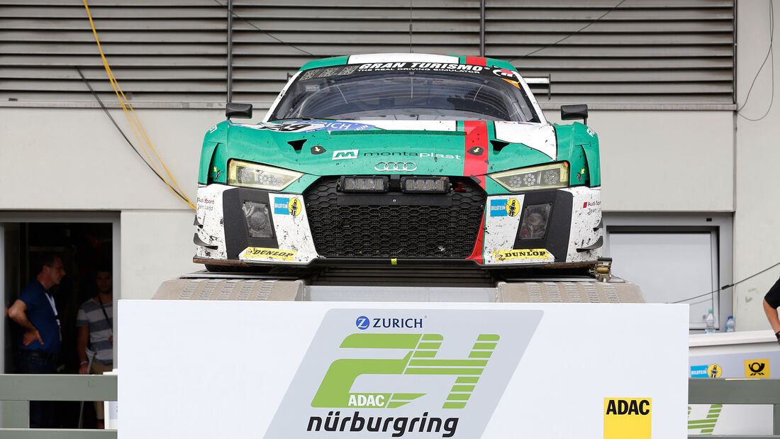 Audi R8 LMS - Startnummer #29 - 24h-Rennen Nürburgring 2017 - Nordschleife - Sonntag - 28.5.2017