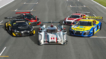 Audi R8 LMS Ultra, Audi R18 E-Tron Quattro, Fahrzeuge