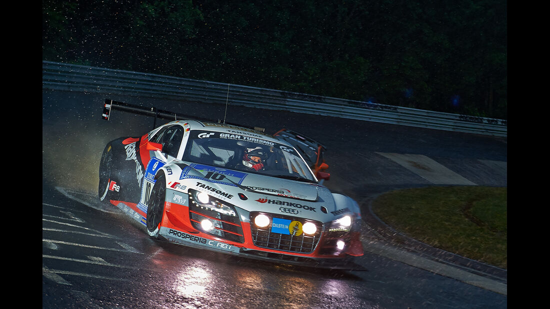 Audi R8 LMS ultra - Prosperia C. Abt Racing GmbH - #10 - 24h-Rennen Nürburgring 2014 -  Qualifikation 1