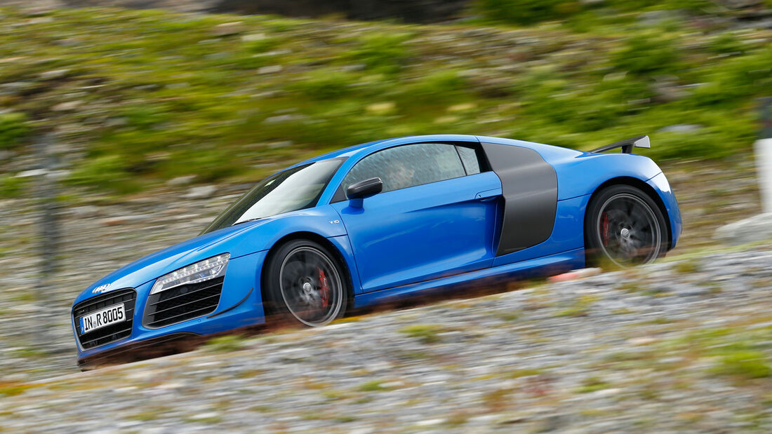 Audi R8 LMX, Seitenansicht