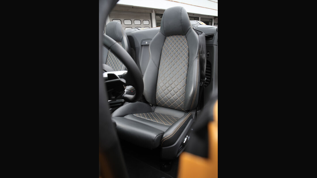 Audi R8 Spyder, Fahrersitz