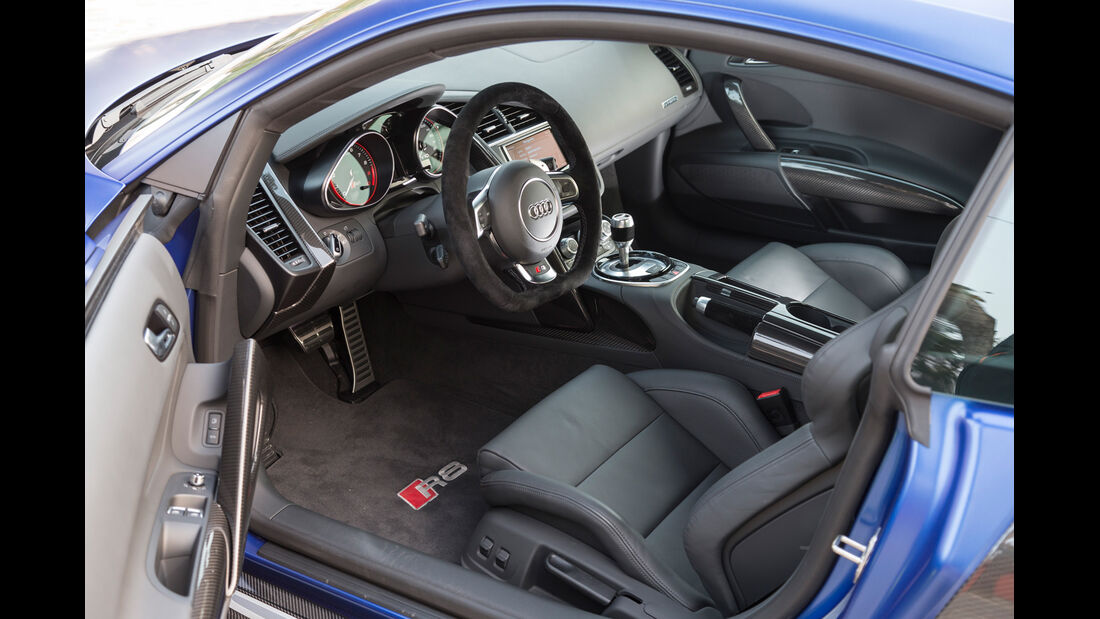 Audi R8 V10 Plus, Fahrersitz, Cockpit