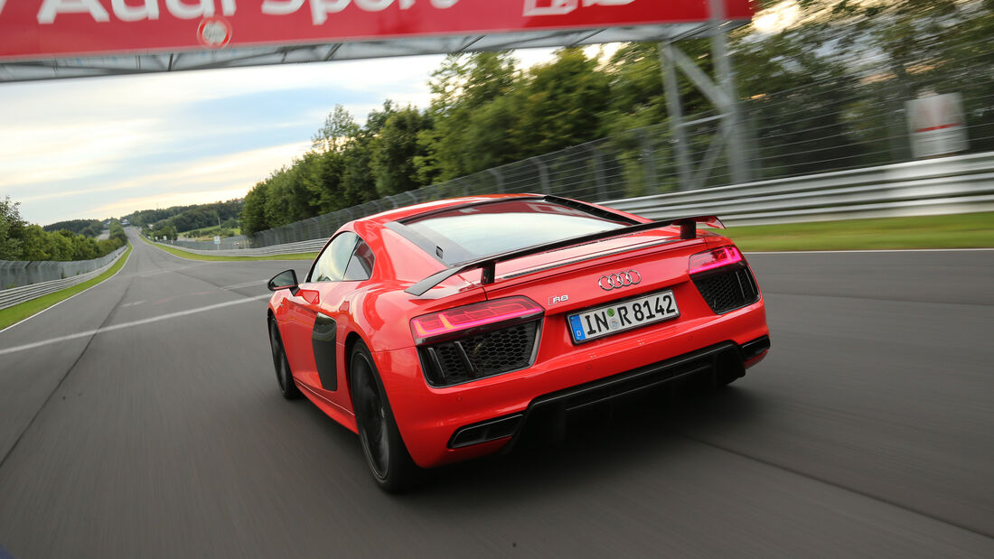 Audi R8 V10 Plus, Heckansicht