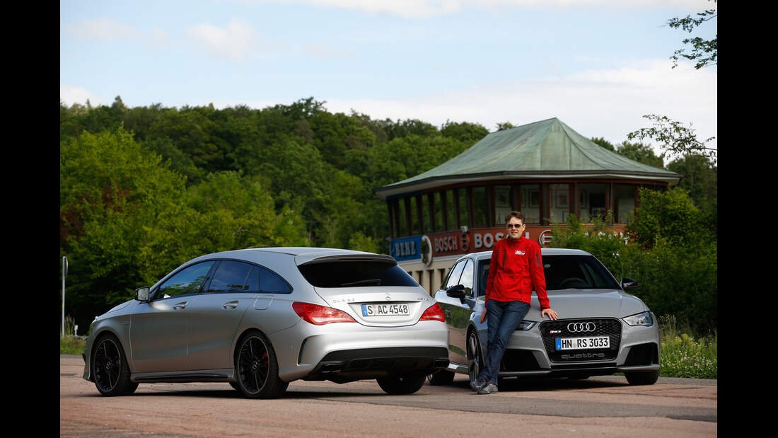 Test Audi RS3 Sportback / Mercedes CLA 45 AMG AUTO MOTOR UND SPORT