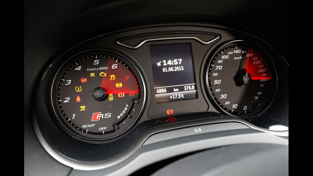 Audi RS 3 Sportback, Rundinstrumente