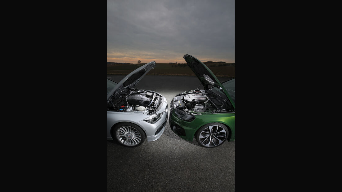 Audi RS 4 Avant, BMW Alpina B3 S Touring Allrad, Exterieur