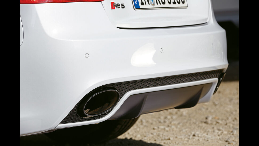 Audi RS 5, Auspuff, Endrohr