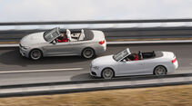 Audi RS 5 Cabriolet, BMW M4 Cabrio, Seitenansicht