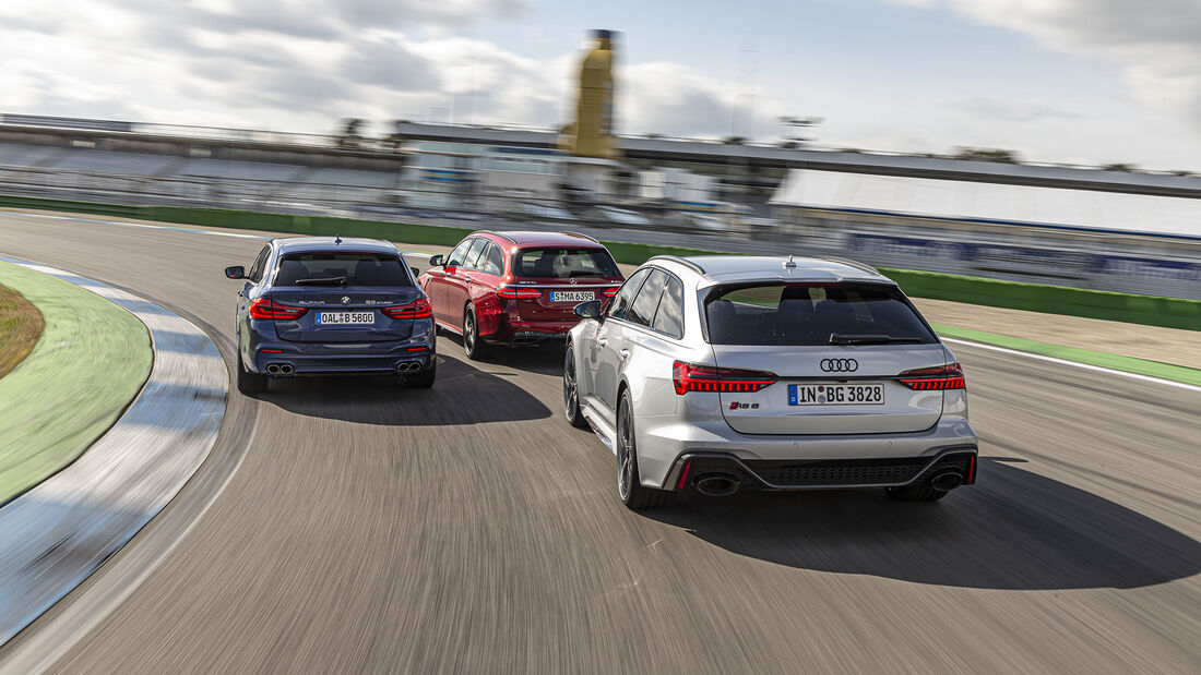 Audi RS 6 Avant, BMW Alpina B5 Touring, Mercedes-AMG E 63 S T, Exterieur