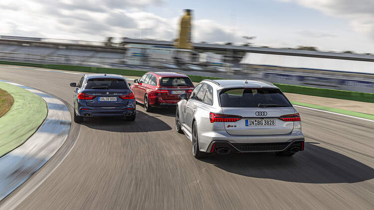 Audi Rs 6 Bmw Alpina B5 Amg E 63 S T Im Test Auto Motor Und Sport