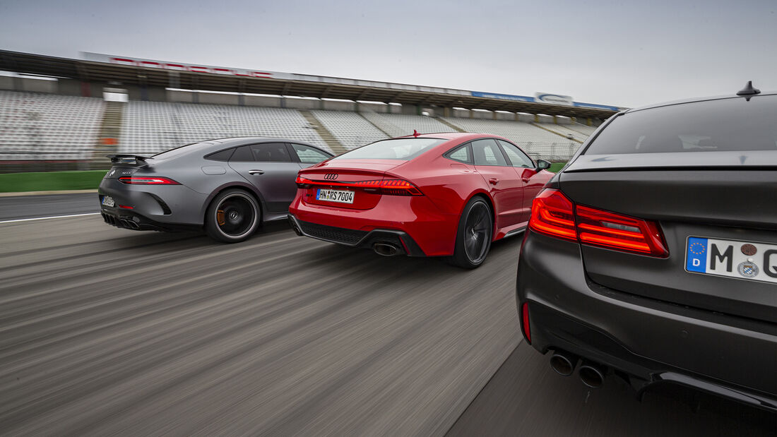 Audi RS7, BMW M5 Competition, Mercedes AMG GT 63 S im Test AUTO MOTOR