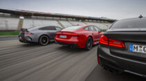 Audi RS 7 Sportback, BMW M5 Competition, Mecedes AMG GT 63 4-Türer Coupe, Exterieur