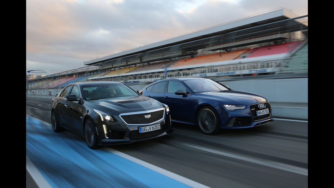 Audi RS 7 Sportback Performance, Cadillac CTS-V, Frontansicht