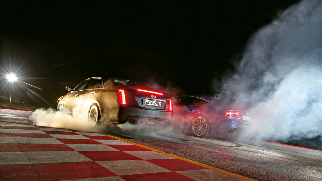Audi RS 7 Sportback Performance, Cadillac CTS-V, Heckansicht