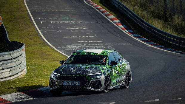 Audi RS3 bei der Nordschleifen-Rekordfahrt