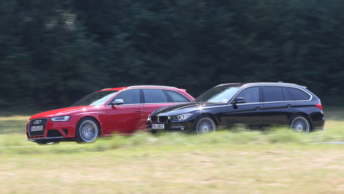 Audi RS4 Avant, Alpina B3 Biturbo Touring Allrad, Seitenansicht